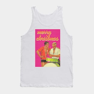 Merry Christmas (Vintage Queer Christmas Card) Tank Top